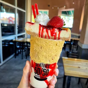 Strawberry Cheesecake Milkshake