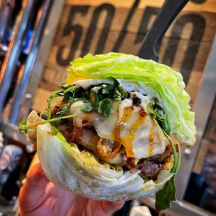 Hi-Brow Burger Lettuce Wrap