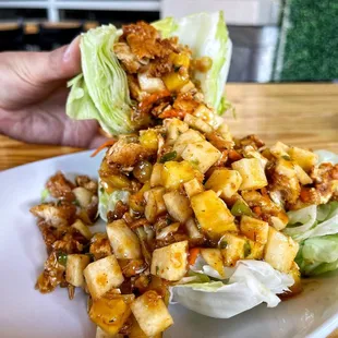 Kona Chicken Lettuce Wrap