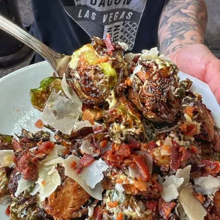 Crispy Bacon Brussels Sprouts