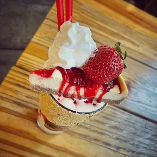 Strawberry Deluxe Cheesecake Milkshake