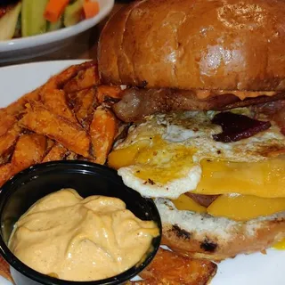 Sweet Potato Fries with Pumpkin Sauce