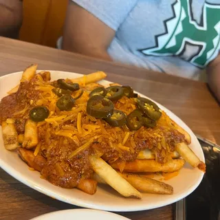 Tater Tots with Green Chile Queso