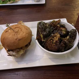 Mushroom and Swiss Burger