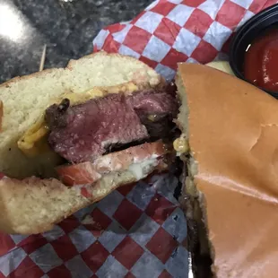 Filet Mignon Melt Sandwich