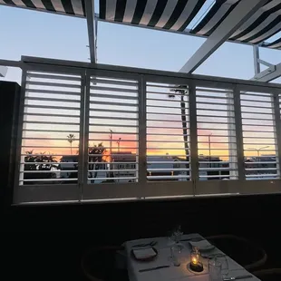 Sunset from rooftop