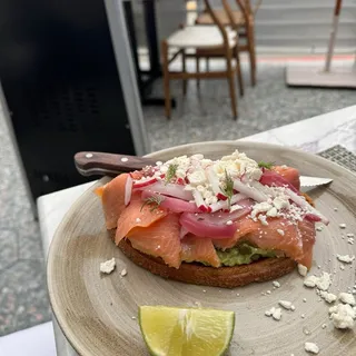Smoked Salmon Avocado Toast