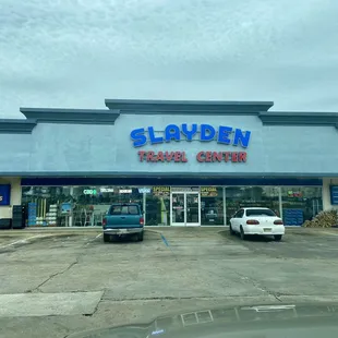 the front of the store