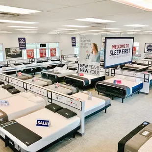 Lodi Sleep First mattress store interior