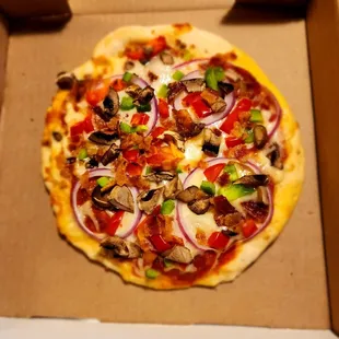 a pizza in a box