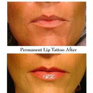 Keep your wine glass clean with Permanent Cosmetics for lips! Be in color 24/7