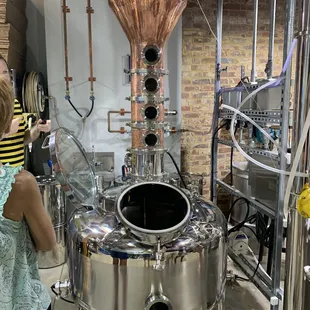 Part of the distilling equipment