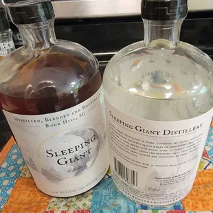 Lemongrass &amp; Vanilla and Silver Rum we purchased