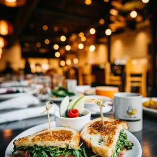 Eggplant Smash Sandwich