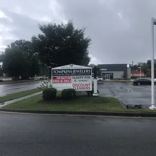 Outside sign