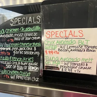 specials for specials