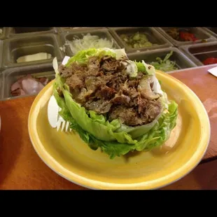 CheeseSteak Lettuce Wrap