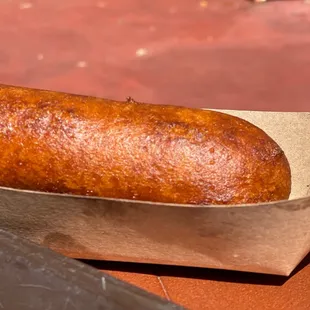 hand dipped corn dog