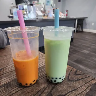 Bogo on boba from 11:30 am - 1 pm. Winning