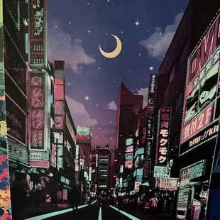 Anime style art Poster