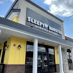 sleepy rooster morning kitchen