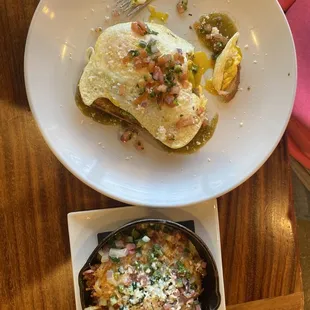 Avocado Toast and Loaded Hashbrowns.