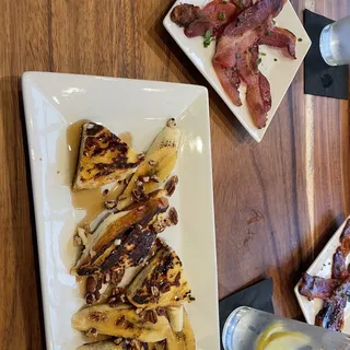 Bananas Foster Stuffed French Toast