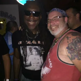 It's Boyd Tinsley of DMB playing an after hour show with his band Crystal Garden after dmb played at Deer Creek that night!