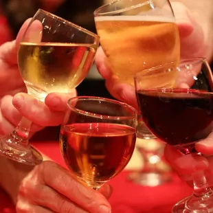 Unlimited Soda, Ice Tea, Lemonade, House Beer and House Wine.