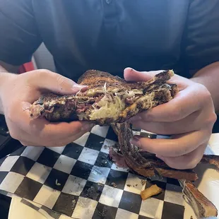 Ruben sandwich, which was very good