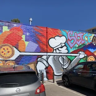 Artwork on the N Carefree side.  Cant miss the store!
