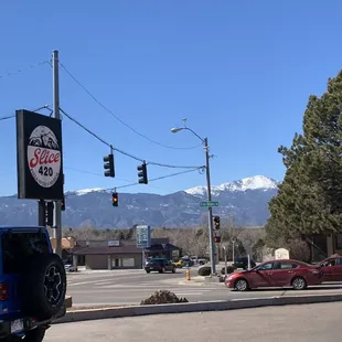 What a view from the pkg lot