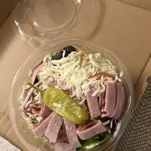 a salad in a box