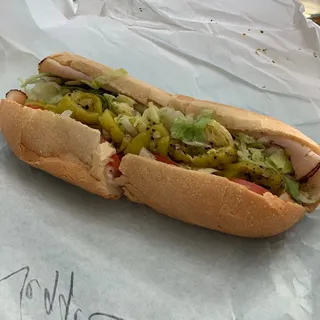 Turkey and Cheese Italian Style Sub