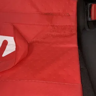 grease covering my bag.