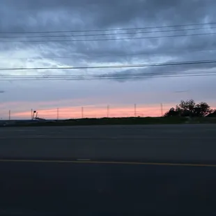 Sunset February 16, 2024 over Lake Travis