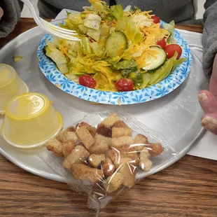 Dad&apos;s salad. Yummy fresh