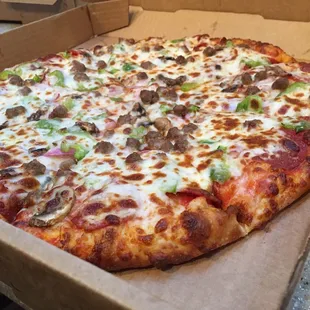 Deluxe large pizza