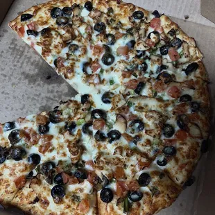 Garlic Chicken Pizza