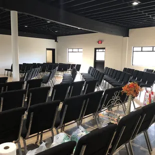 Getting ready for fashion show