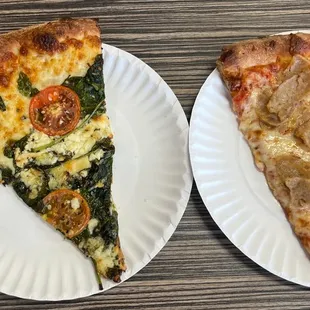 Florentine &amp; sausage slices