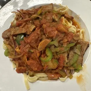 Sausage &amp; Peppers Italiano meal