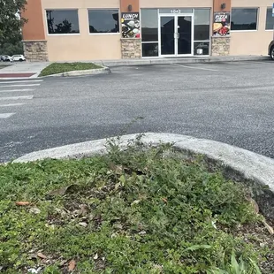 Discarded drug syringe. Be careful when walking around this place!