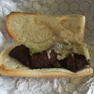 Sausage &amp; peppers sub. :-(((