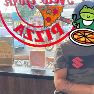 View from the first booth