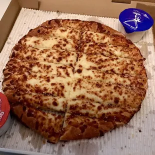 Cheese Bread with (delicious) Ranch and marinara