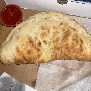 Cheese calzone