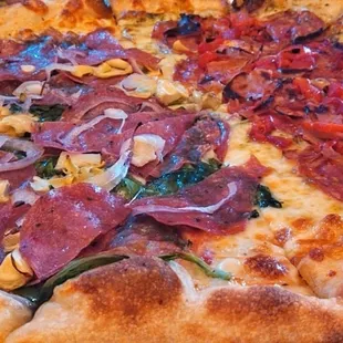 1/2 The Venetian and 1/2 The Luca. They'll make any hoagie into a pizza!