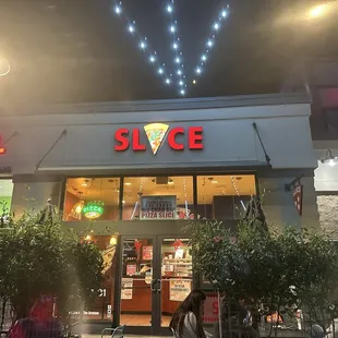 Outside