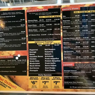 New Menu - 1/14/22